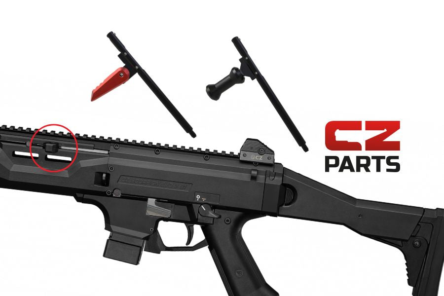 How to install a charging handle on CZ Scorpion Evo 3 – CZ Parts