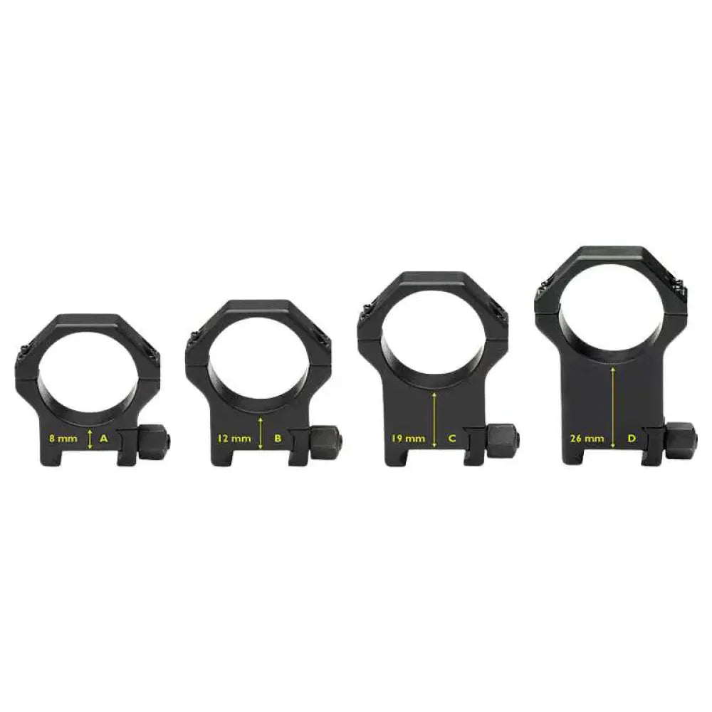 1" scope rings | Picatinny base with screw nut Contessa