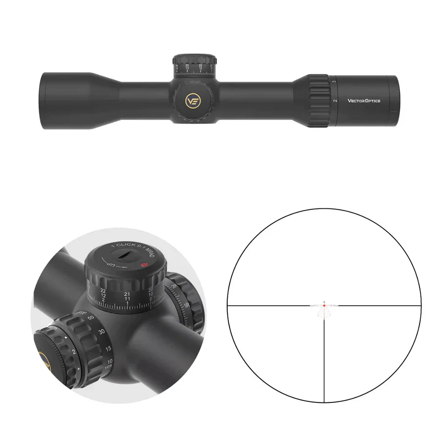 Vector Optics Continental x6 2-12x44 CTR MPVO riflescope – CZ Parts