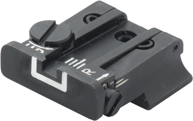CZ 75B CZ P-01 CZ 75 SP-01 adjustable rear sight | white lines