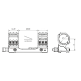 34 mm scope mount | Picatinny QD Ergo base