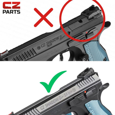 CZ Shadow 2, CZ 75 SP-01 Shadow red dot mount | Trijicon RMR footprint