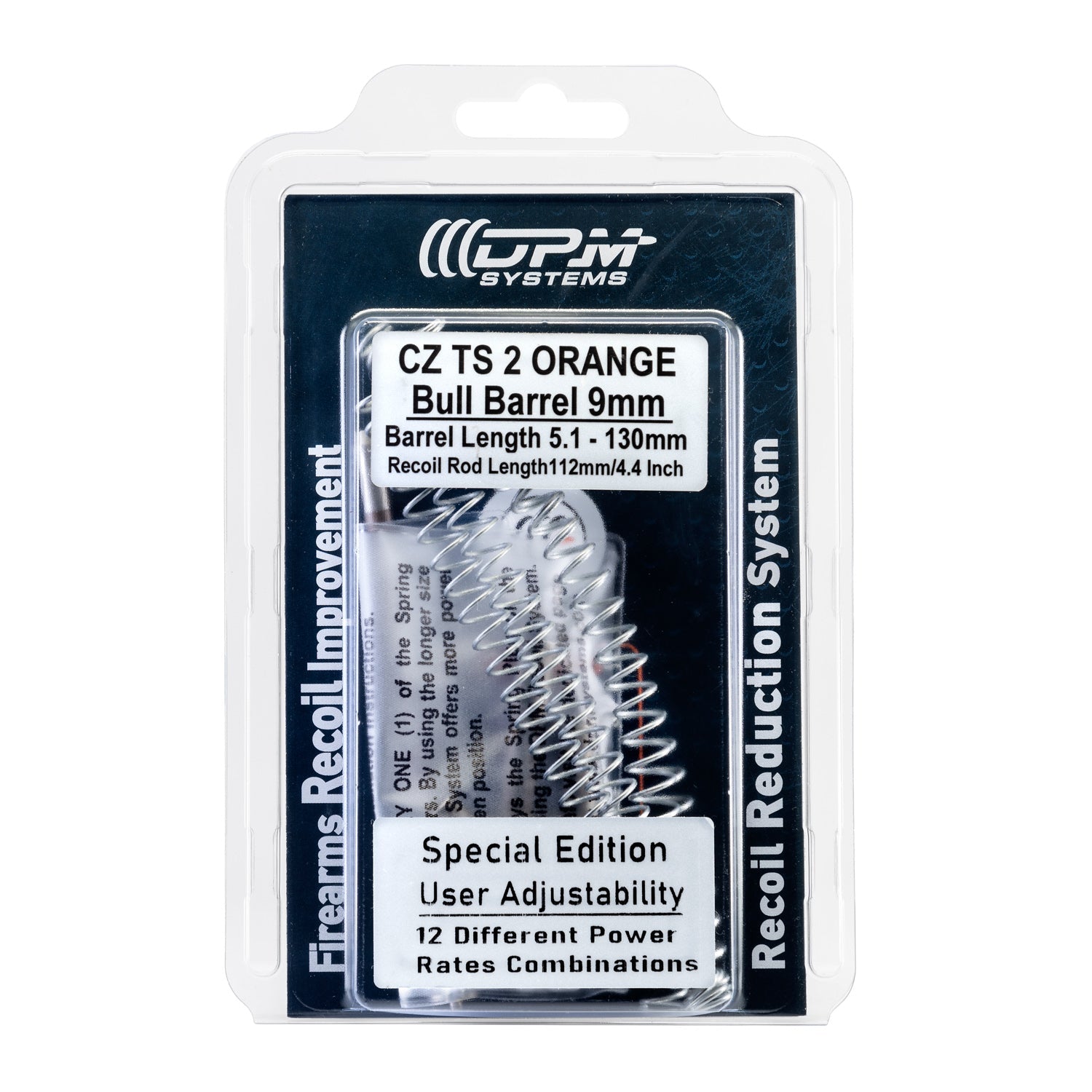 CZ TS 2 Orange [9x19] adjustable recoil reduction system DPM