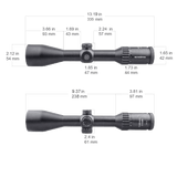 Vector Optics Continental 2-12x50 SFP rifle scope