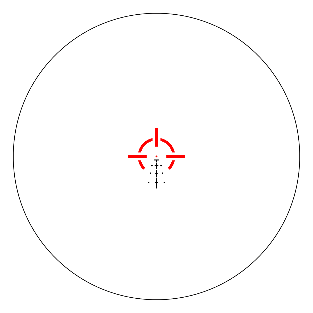 Vector Optics Paragon 3x18 ultra compact prism rifle scope Vector Optics