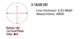 Sightmark Presidio 3-18x50 LR2 FFP riflescope