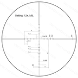 Vector Optics Veyron 3-12x44 SFP compact rifle scope Vector Optics