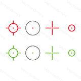 Vector Optics Omega 23x33 Four Reticle Reflex Sight red dot Vector Optics